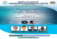 Photo of ONLINE FACULTY DEVELOPMENT PROGRAMME on “SECURITY IN GLOBAL EMERGENCIES”
