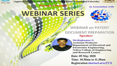 Photo of Webinar on Patent Documentation Preparation